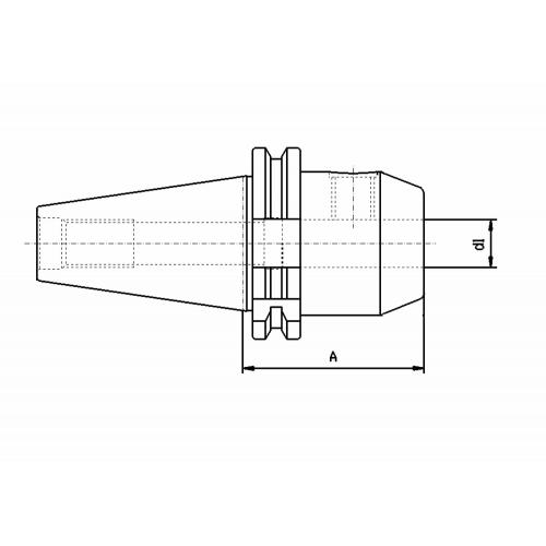 Weldon DIN 69871, SK 50, Ø 16 x 100